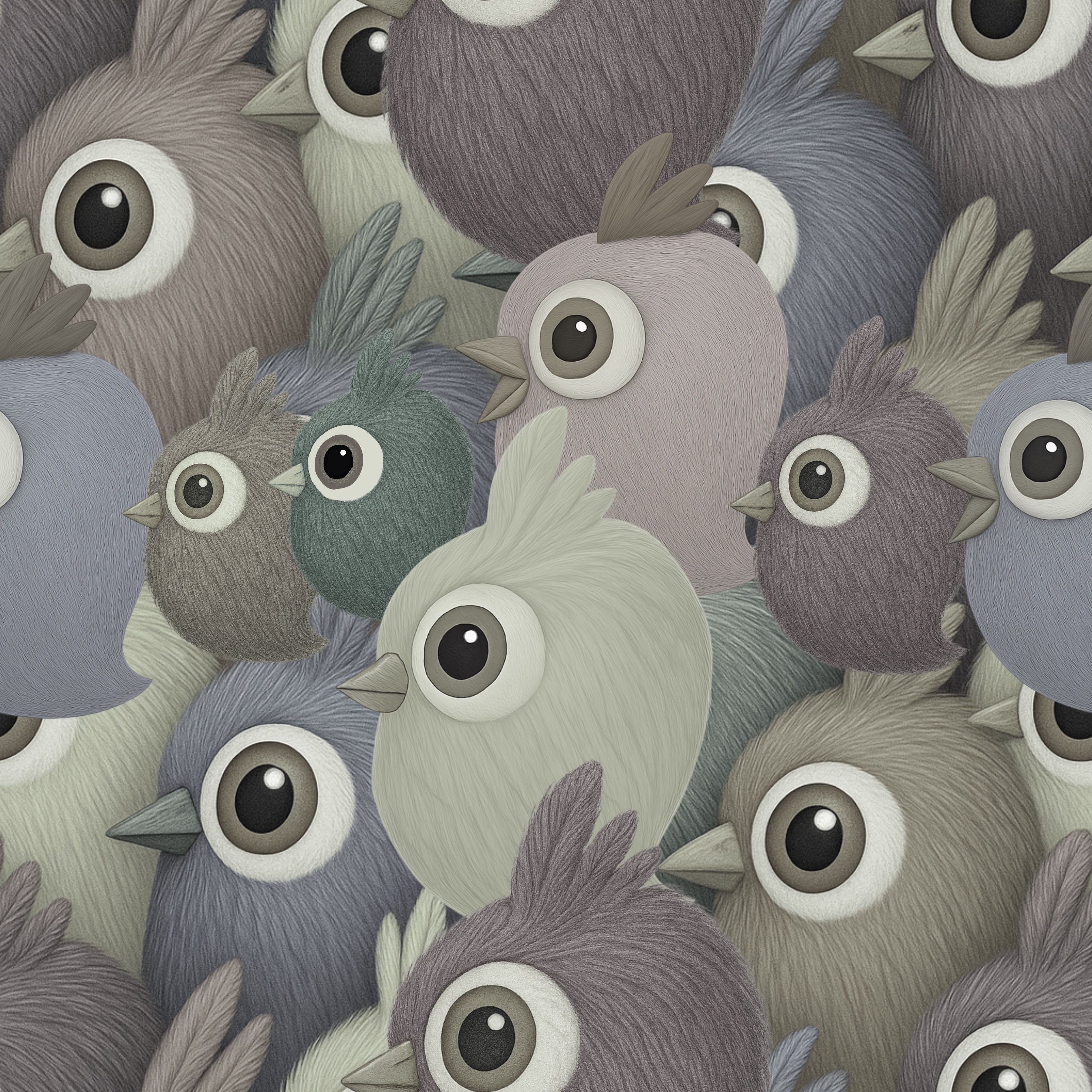 Calm birds